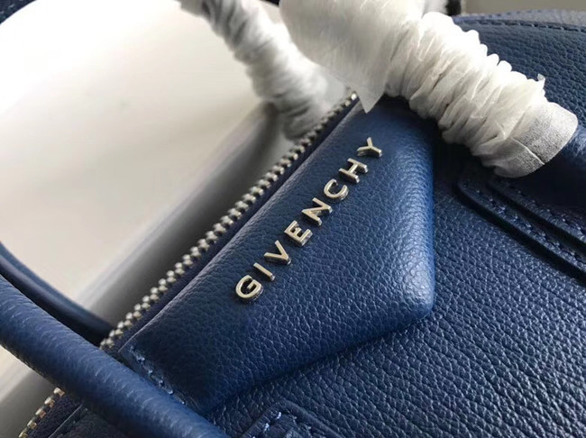 Givenchy Grained Calfskin Small Antigona Bag BB0511 blue