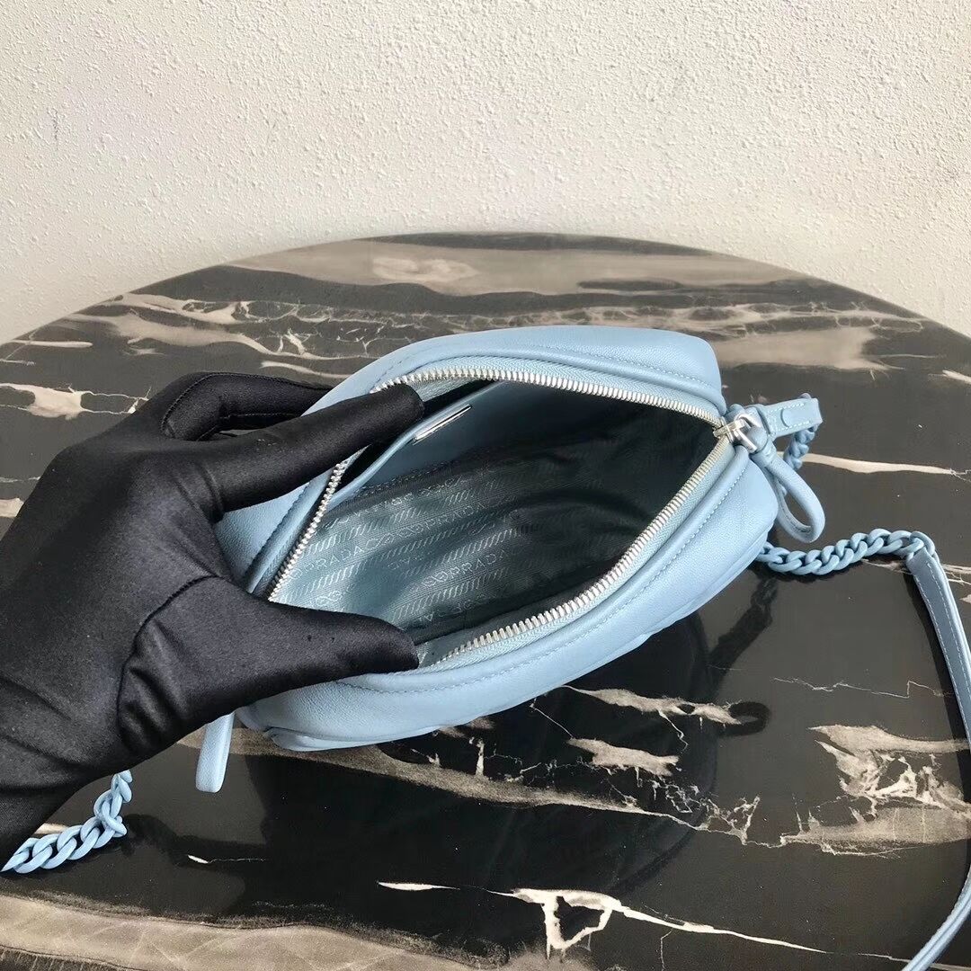 Prada Spectrum shoulder bag 1BH141 light blue