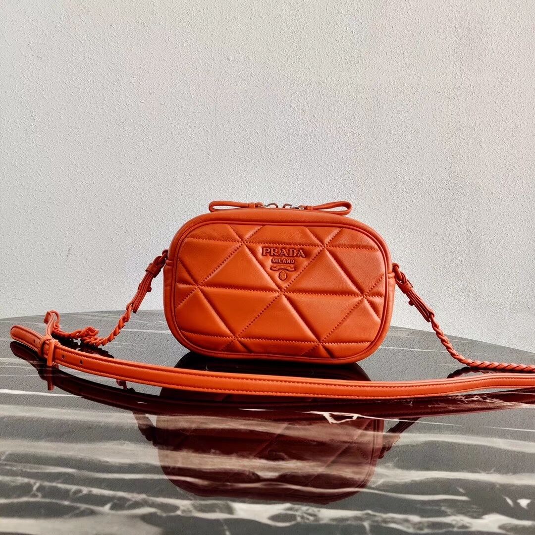 Prada Spectrum shoulder bag 1BH141 orange