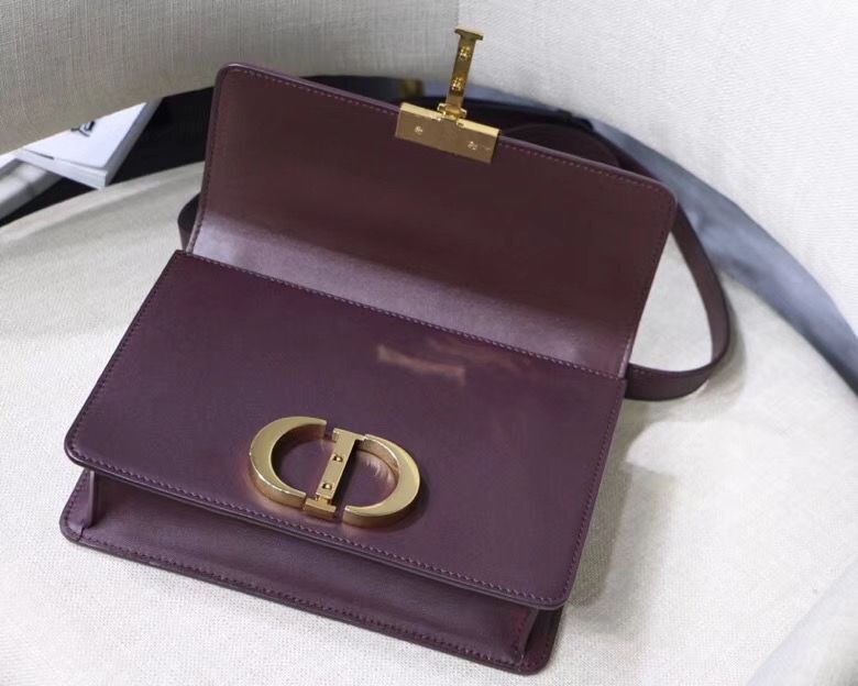 Dior 30 MONTAIGNE CALFSKIN BAG M9203 Claret