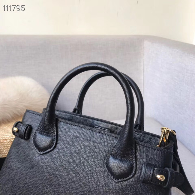 BurBerry Leather Tote Bag 7461 black