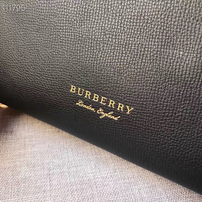 BurBerry Leather Tote Bag 7461 black