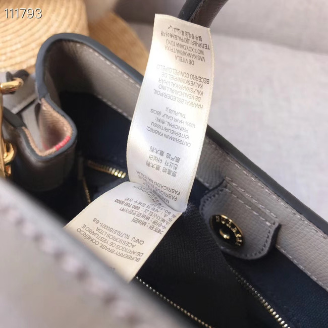 BurBerry Leather Tote Bag 7461 grey