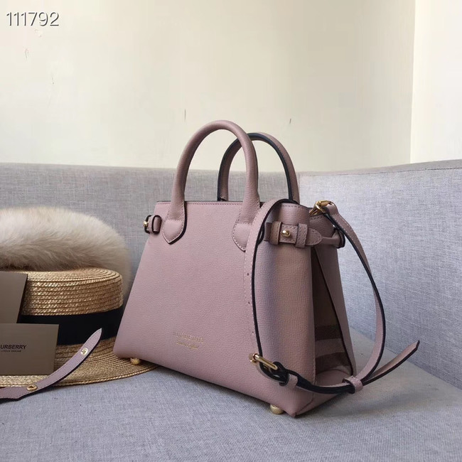 BurBerry Leather Tote Bag 7461 pink