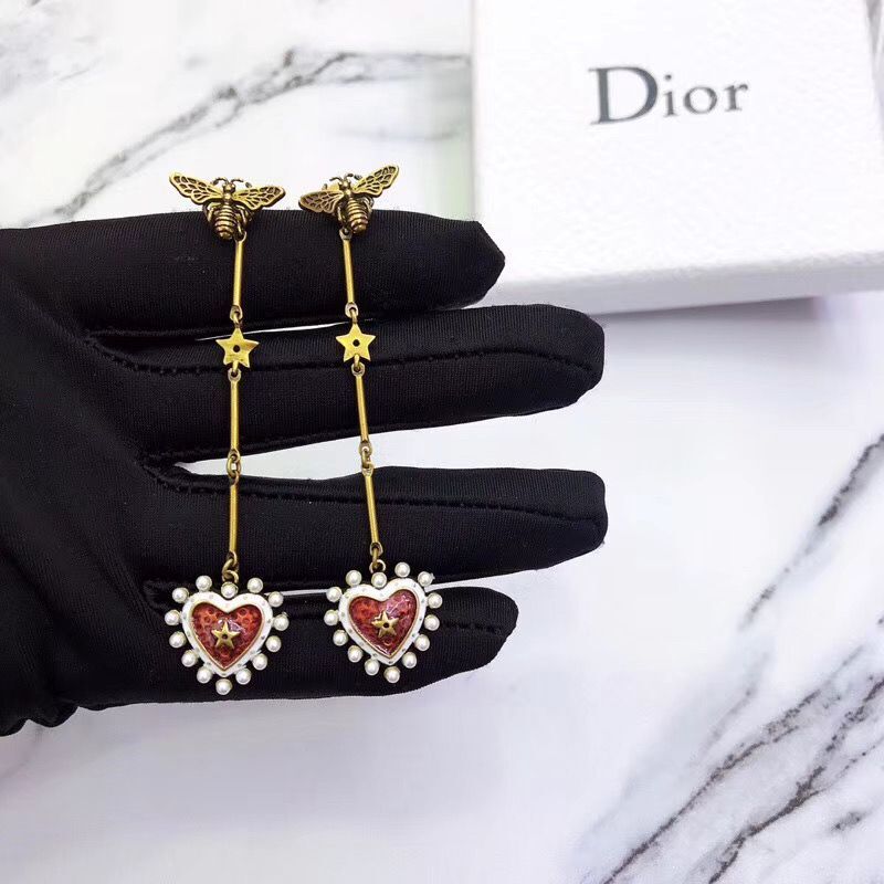 Dior Earrings DIOR4598 Red