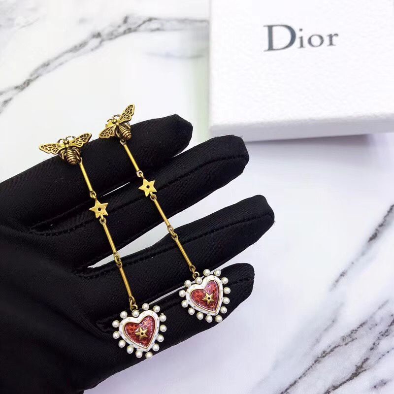 Dior Earrings DIOR4598 Red