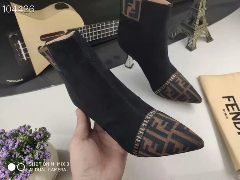 Fendi Short boots FD230TMC-1 Heel height 9CM