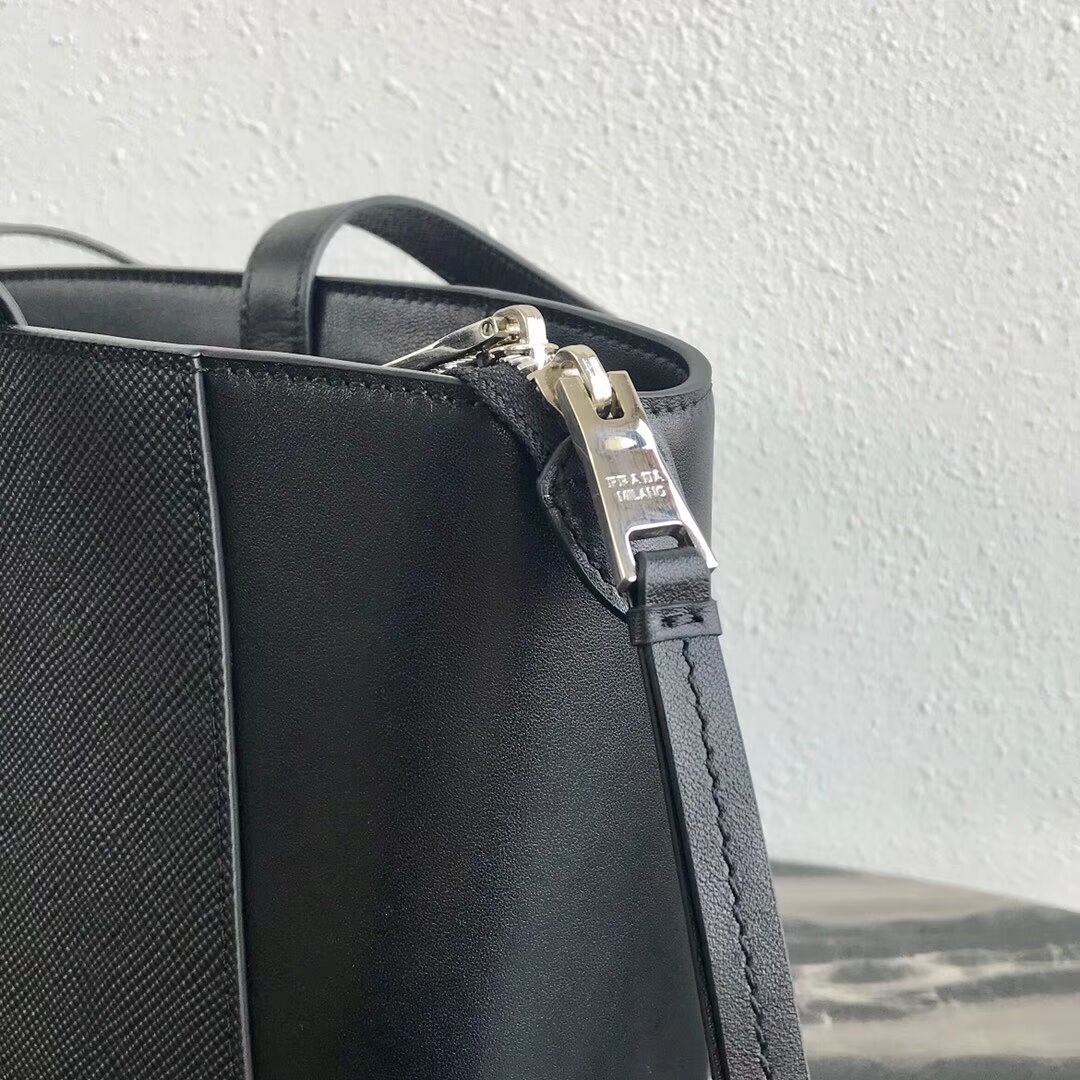 Prada Embleme Saffiano leather bag 1BG288 black