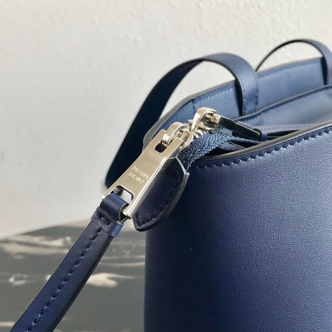 Prada Embleme Saffiano leather bag 1BG288 blue