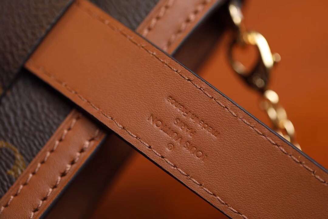 Louis Vuitton Monogram Canvas Original Leather DAUPHINE BB Belt Bag M68621 Brown