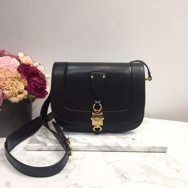 VALENTINO Origianl Leather Bag A0705 Black