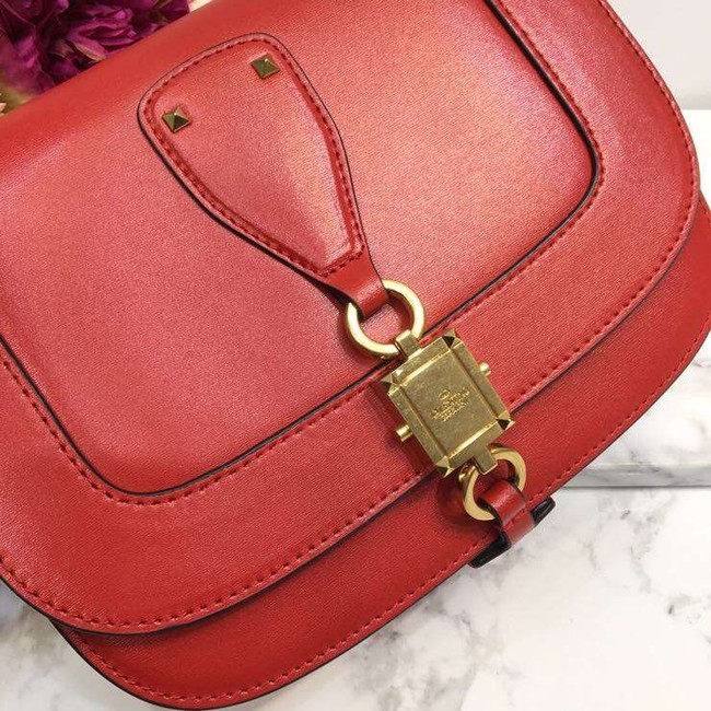 VALENTINO Origianl Leather Bag A0705 red