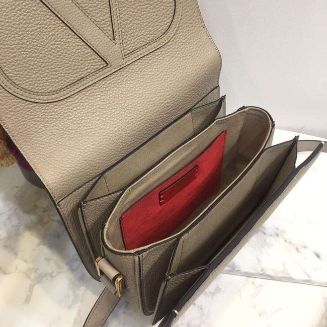 VALENTINO Origianl leather shoulder bag 0705 grey