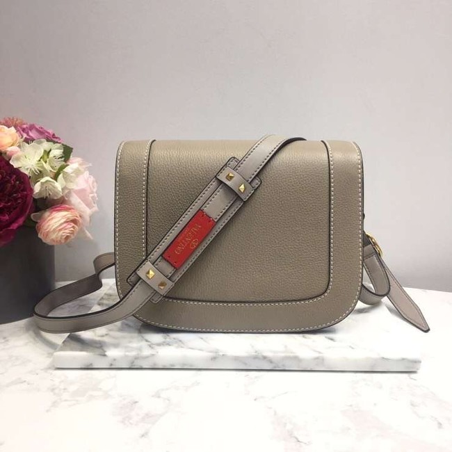 VALENTINO Origianl leather shoulder bag 0705 grey