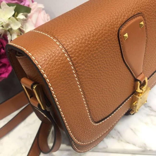 VALENTINO Origianl leather shoulder bag 0705 tan