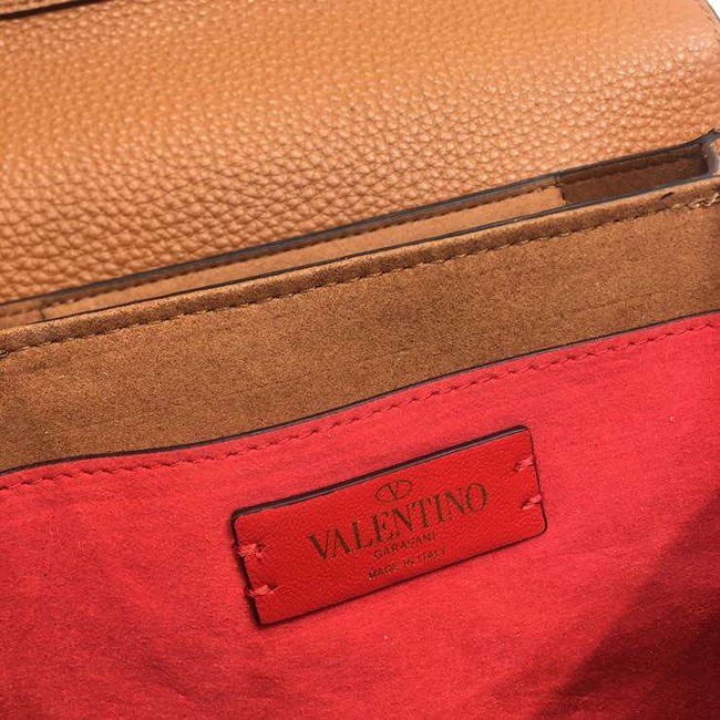 VALENTINO Origianl leather shoulder bag 0705 tan