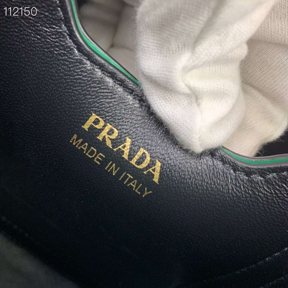 Prada Panier small Original Saffiano Bag 1BA217 Green