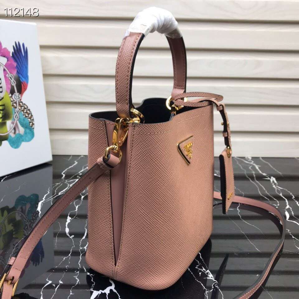 Prada Panier small Original Saffiano Bag 1BA217 Pink