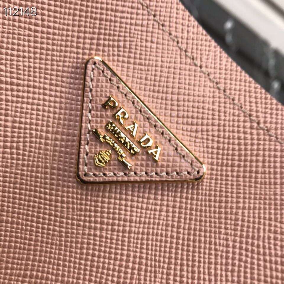 Prada Panier small Original Saffiano Bag 1BA217 Pink