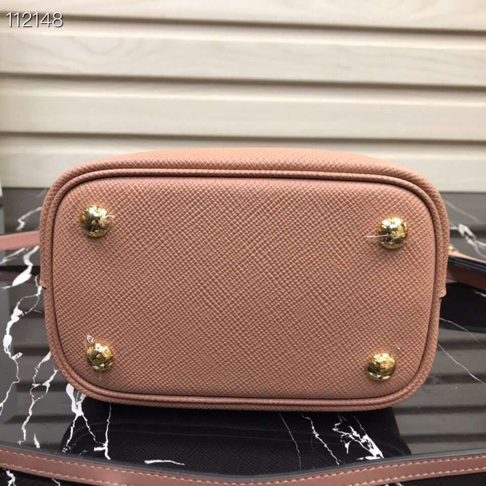 Prada Panier small Original Saffiano Bag 1BA217 Pink