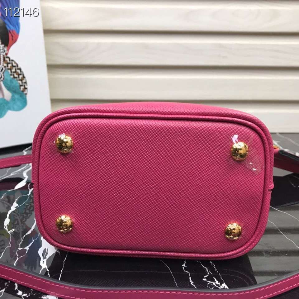 Prada Panier small Original Saffiano Bag 1BA217 Rose