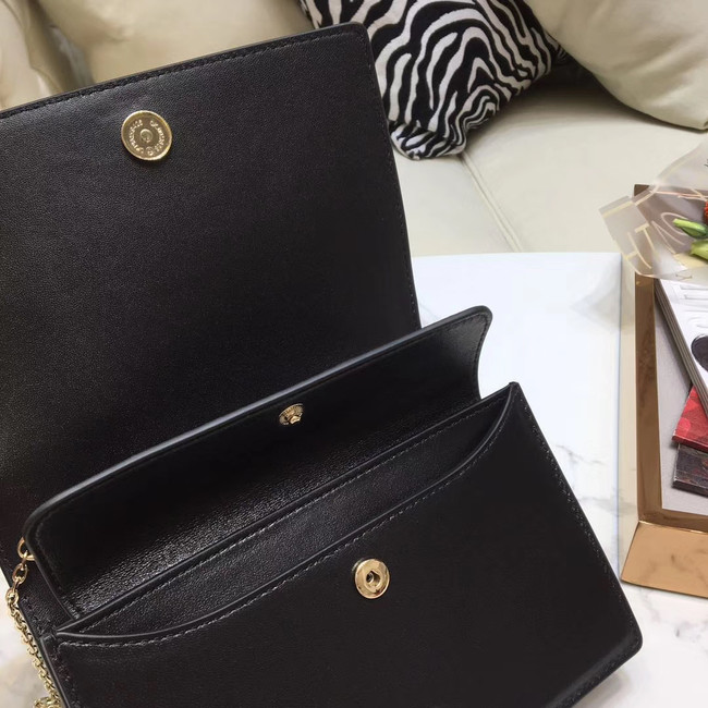 VALENTINO Origianl leather mini shoulder bag 8877 black&white