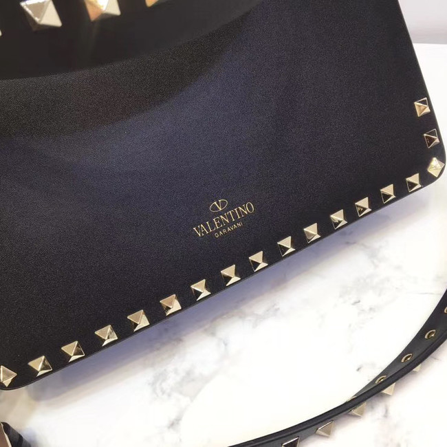 VALENTINO Origianl leather shoulder bag 3005 black