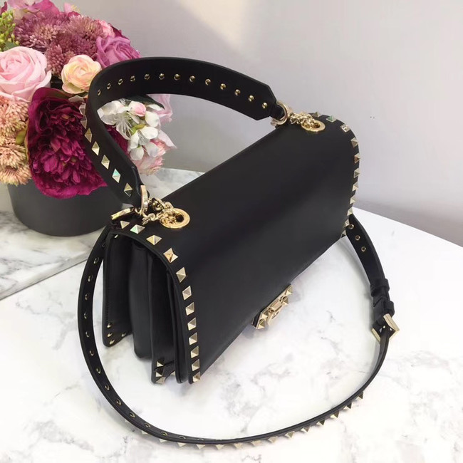 VALENTINO Origianl leather shoulder bag 3005 black