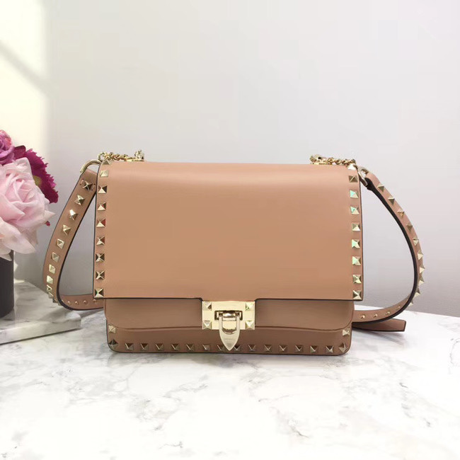 VALENTINO Origianl leather shoulder bag 3005 light pink