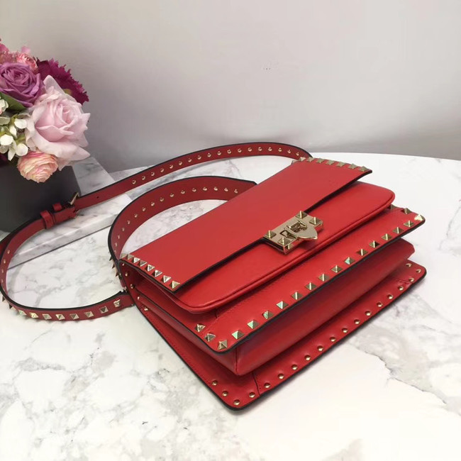 VALENTINO Origianl leather shoulder bag 3005 red