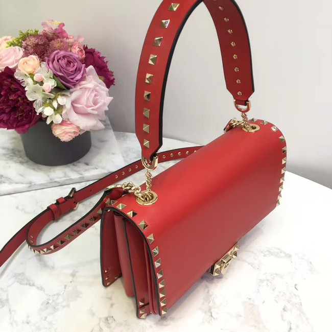 VALENTINO Origianl leather shoulder bag 3005 red