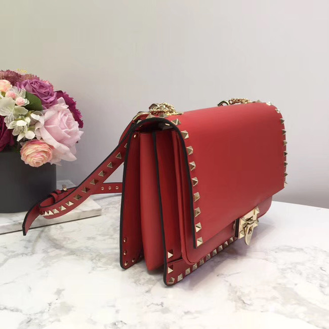 VALENTINO Origianl leather shoulder bag 3005 red