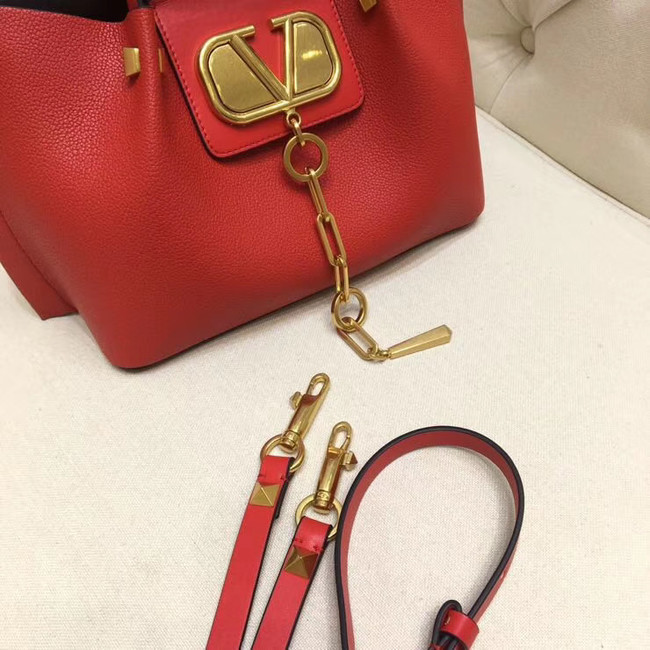 VALENTINO Origianl leather tote 2070 red