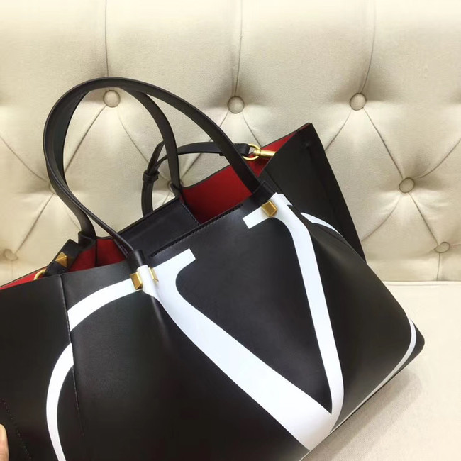 VALENTINO Origianl leather tote 9055 black