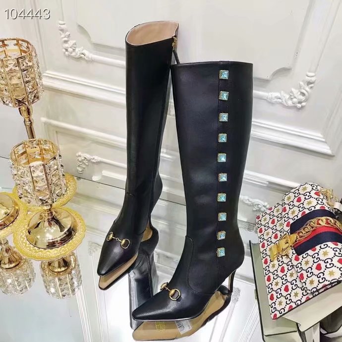 Gucci thigh boot GG1589BL-2 Heel height 7CM