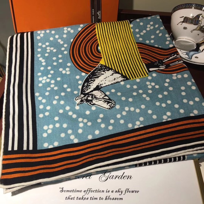 Hermes OBLIQUE STOLE IN WOOL AND CASHMERE A2736