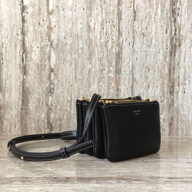 Celine TRIO BAG IN SMOOTH LAMBSKIN MINI 1920 black