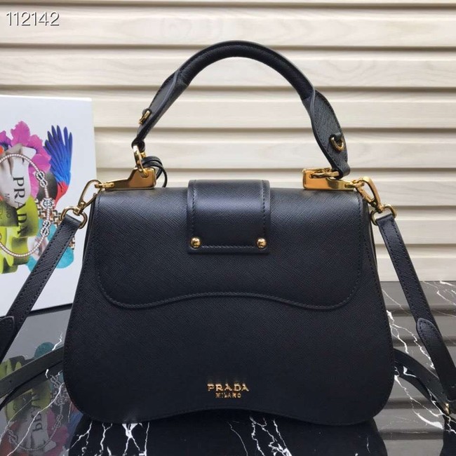 Prada Embleme Saffiano leather bag 1BN005 black