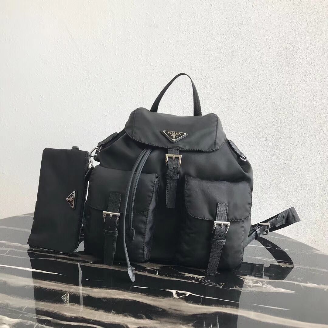Prada Nylon backpack 1BZ811 black