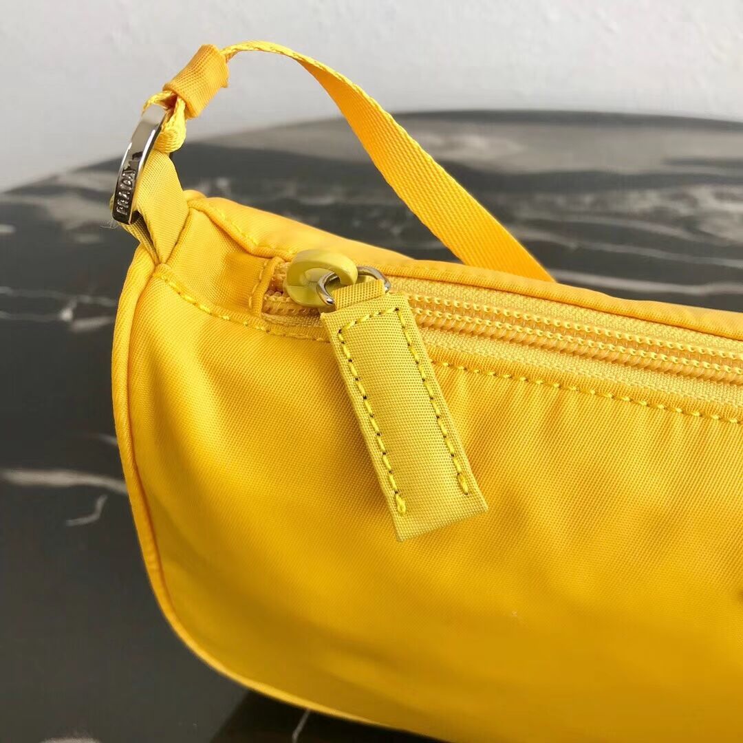Prada Re-Edition nylon Tote bag 1N1419 yellow