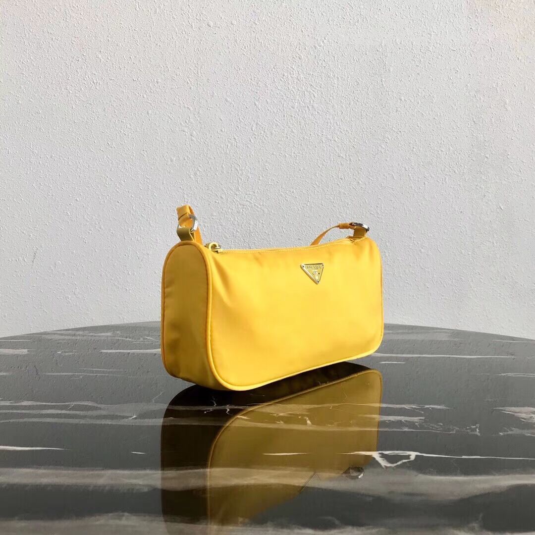Prada Re-Edition nylon Tote bag 1N1419 yellow