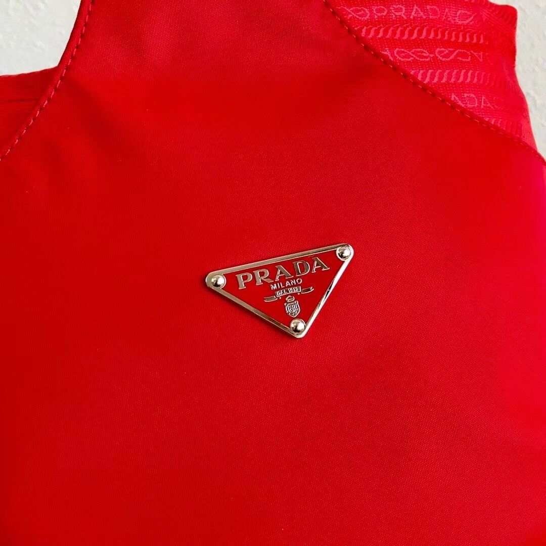 Prada Re-Edition nylon Tote bag 1N1420 red