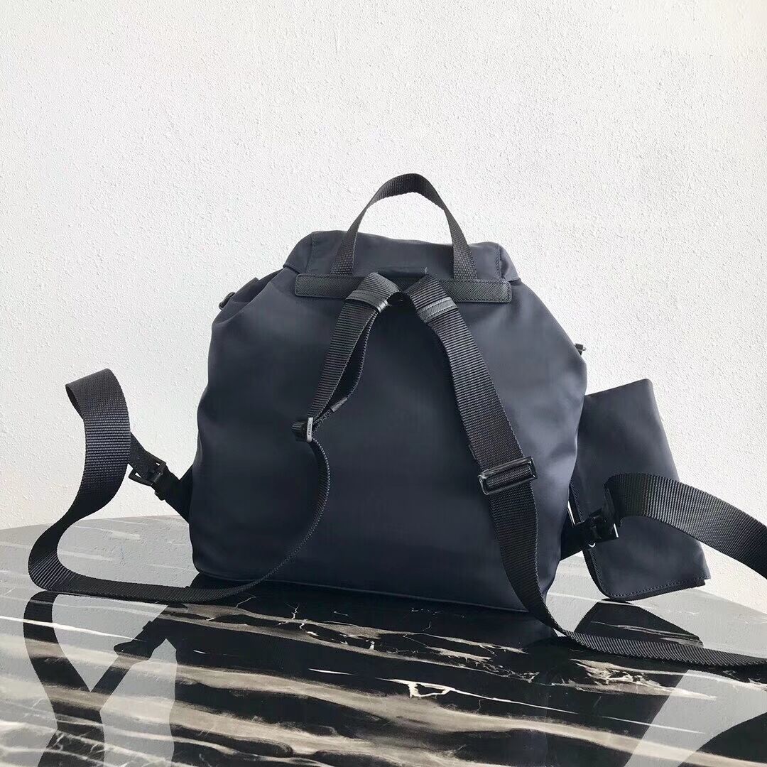 Prada Re-Nylon backpack 1BZ811 black&green