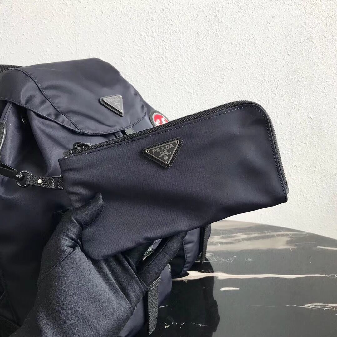 Prada Re-Nylon backpack 1BZ811 black&red