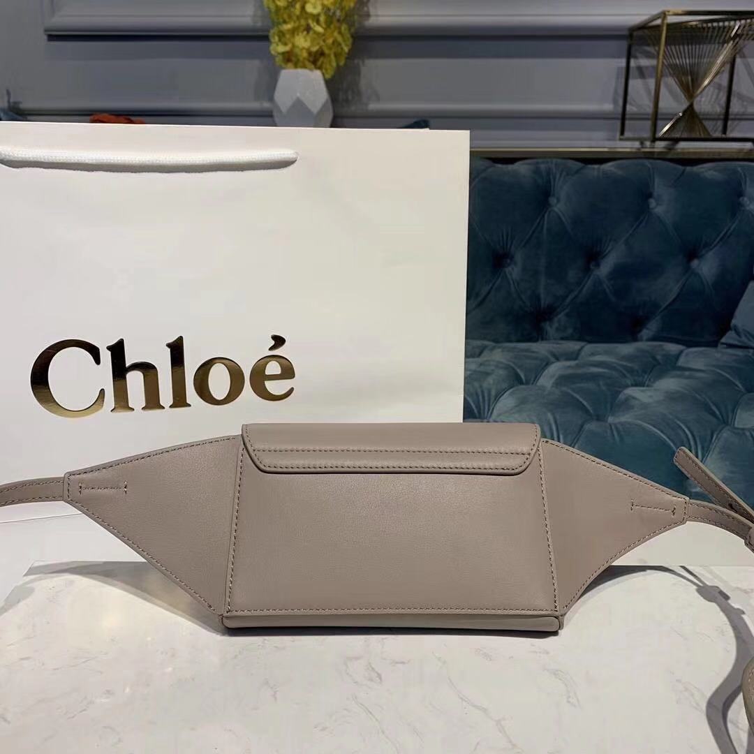 Chloe Original Leather Belt Bag 3S036 grey