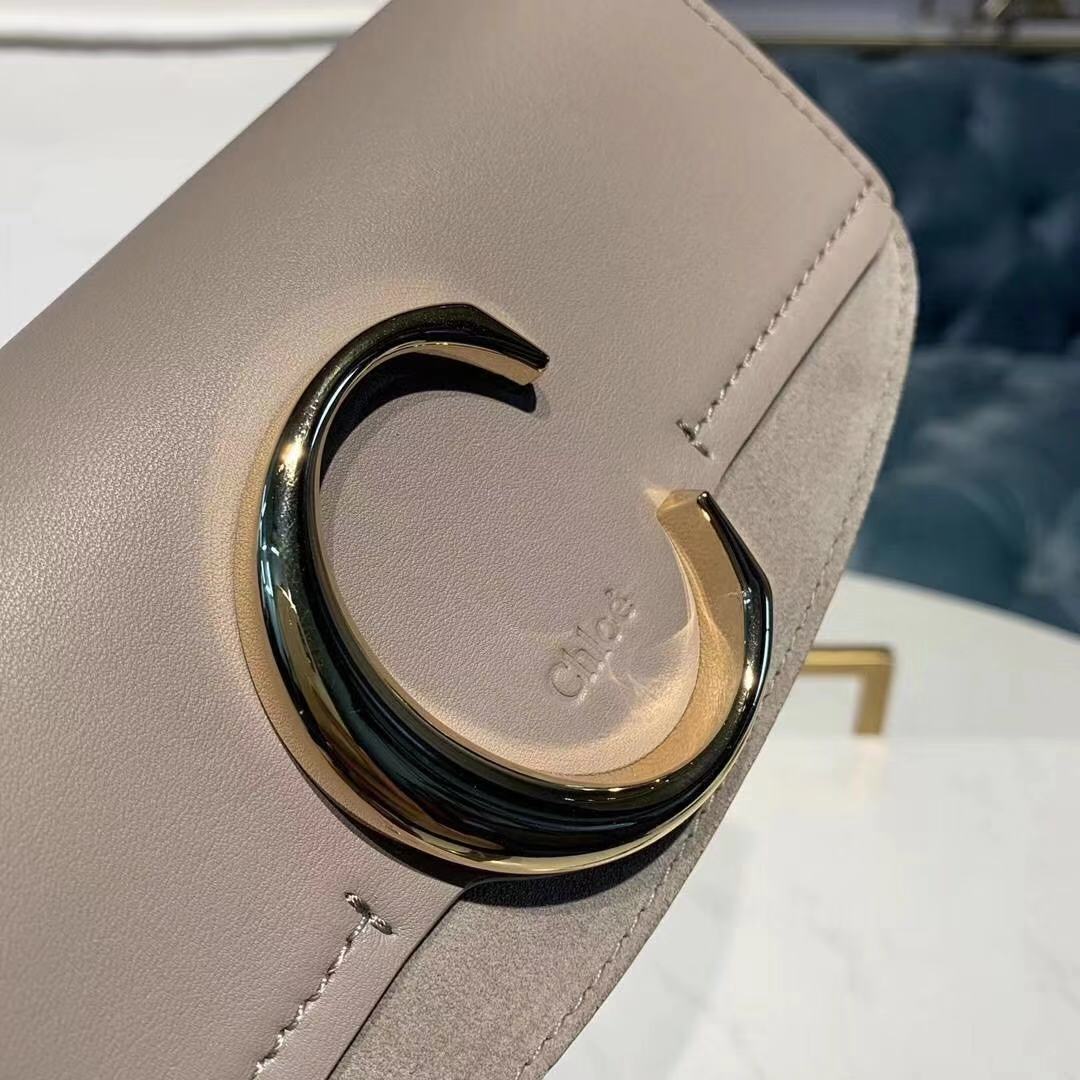Chloe Original Leather Belt Bag 3S036 grey