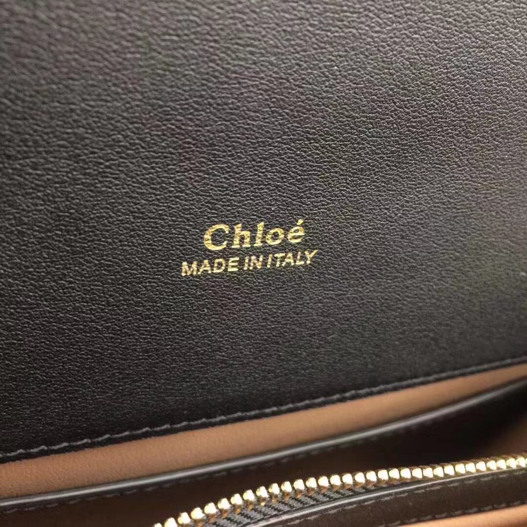 Chloe Original Calfskin Leather Bag 3S068 Black