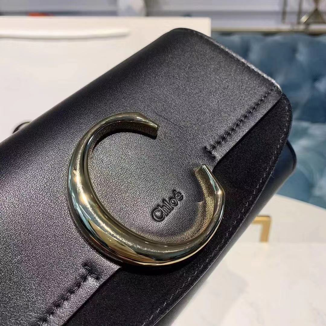 Chloe Original Leather Belt Bag 3S036 black