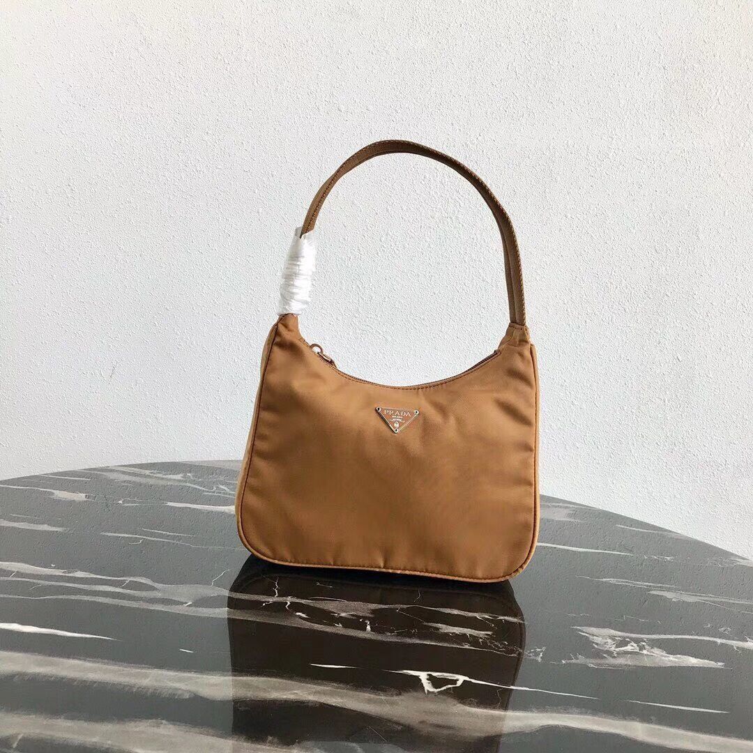 Prada Re-Edition nylon Tote bag MV519 brown