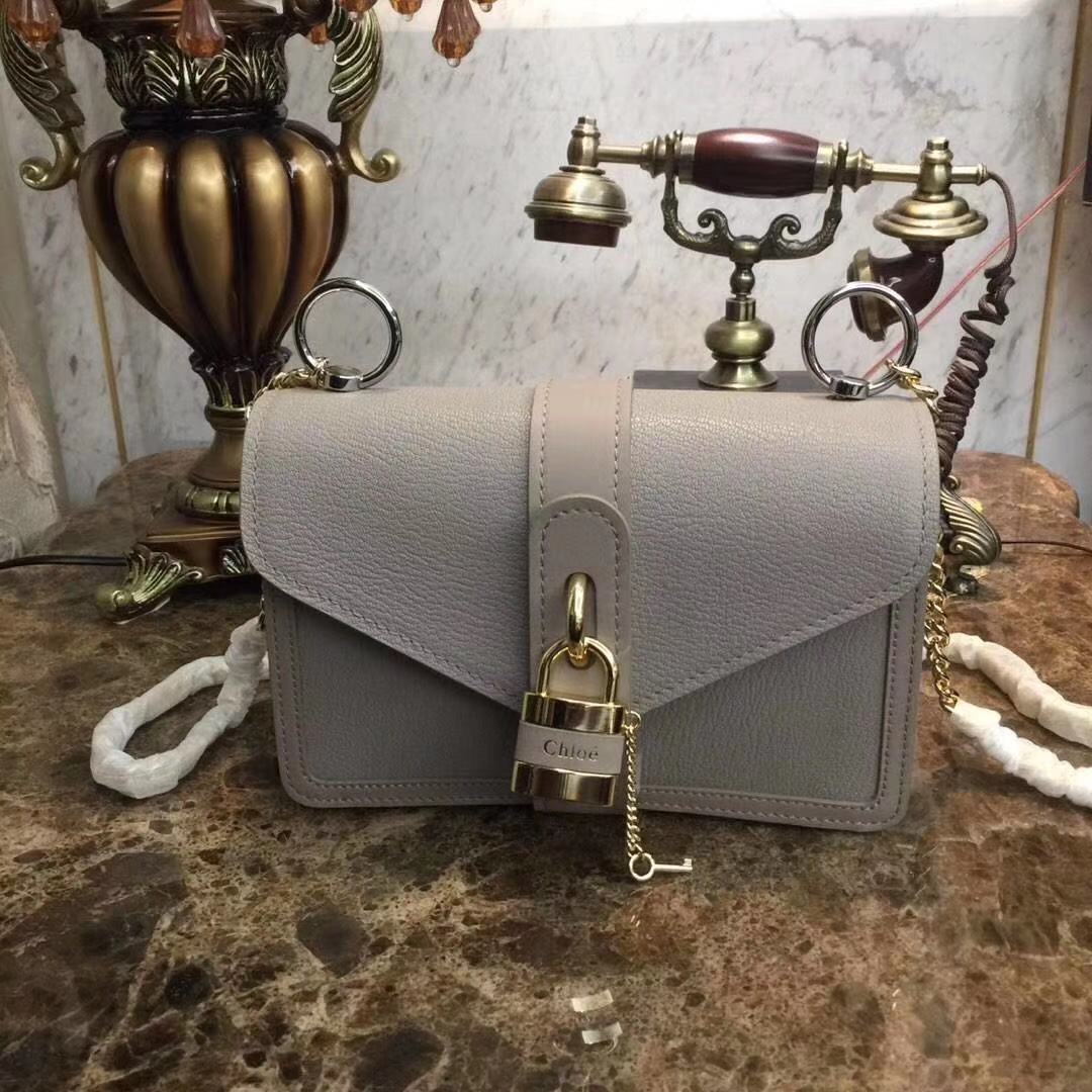 Chloe Original Calfskin Leather Bag 3S068 grey